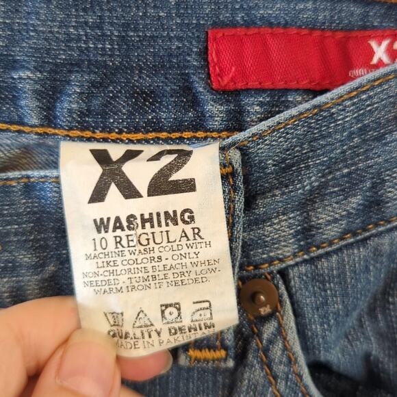 Express X2 Bootcut Jeans, 10R - Picture 3 of 6